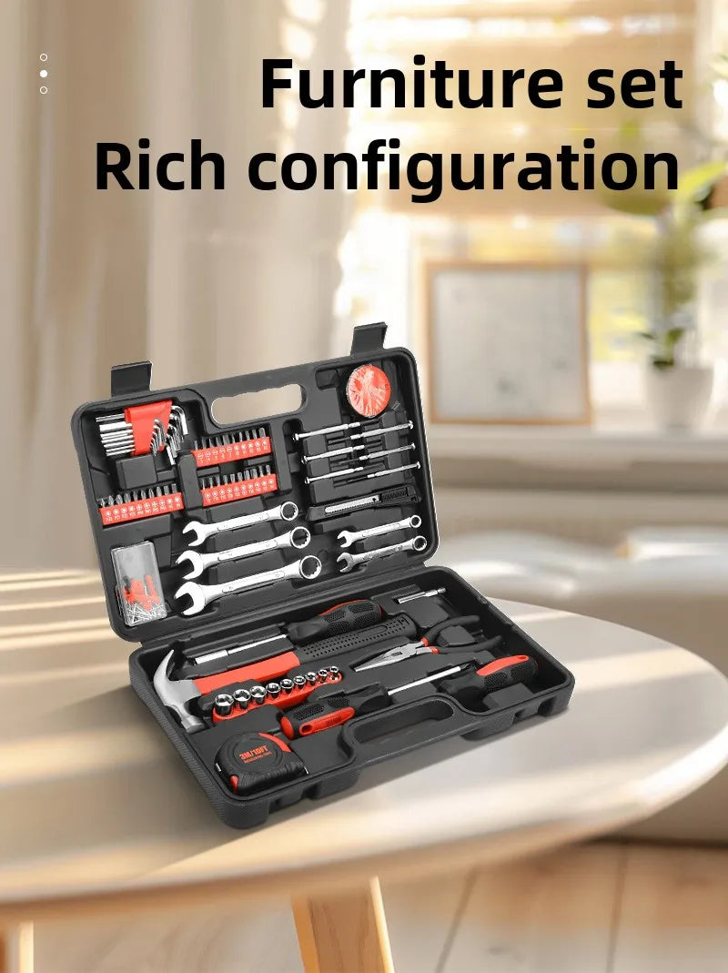 Multifunctional Tools Set Household Maintenance Portable Vehicle Tool Sets Professional Hammer Pliers Wrench Hand Tool