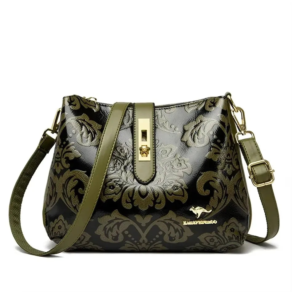 3 Layers Women 2024 Luxury Handbags Women Bags Designer Casual Shoulder Bags High Quality Leather Crossbody Bags for Female