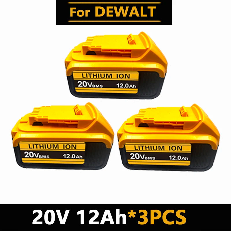 Original for DeWalt 6Ah/8Ah/12Ah 20V battery replaceable DCB184 DCB200 DCF892 DCF845 DCF850 DCF911 DCD800 DCD805 Tools Battery