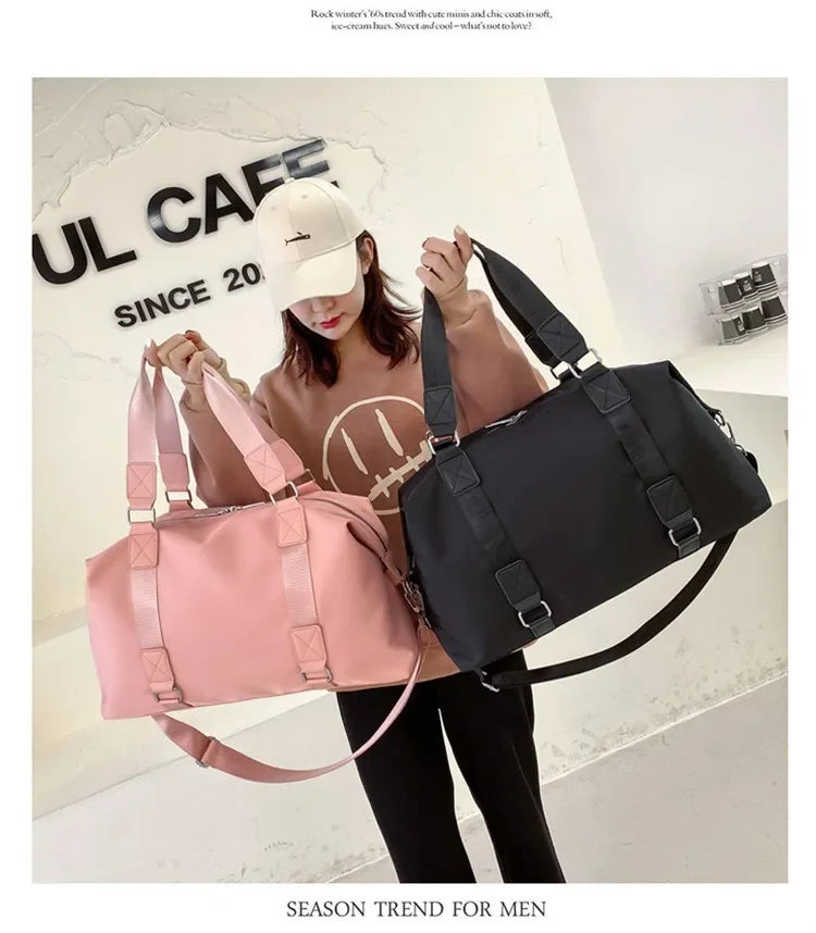 Large Gym Bag with Wet Dry Compartment | Sport Duffel for Women Men | Travel Tote