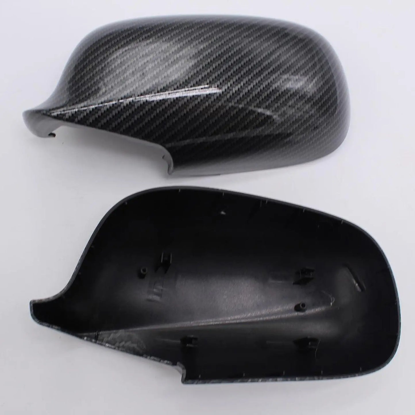 2Pcs Car Side Mirror Cover Caps 12797722 12797723 Automotive Repair Parts Easy to Install Door Mirror Housings for Saab 9-3
