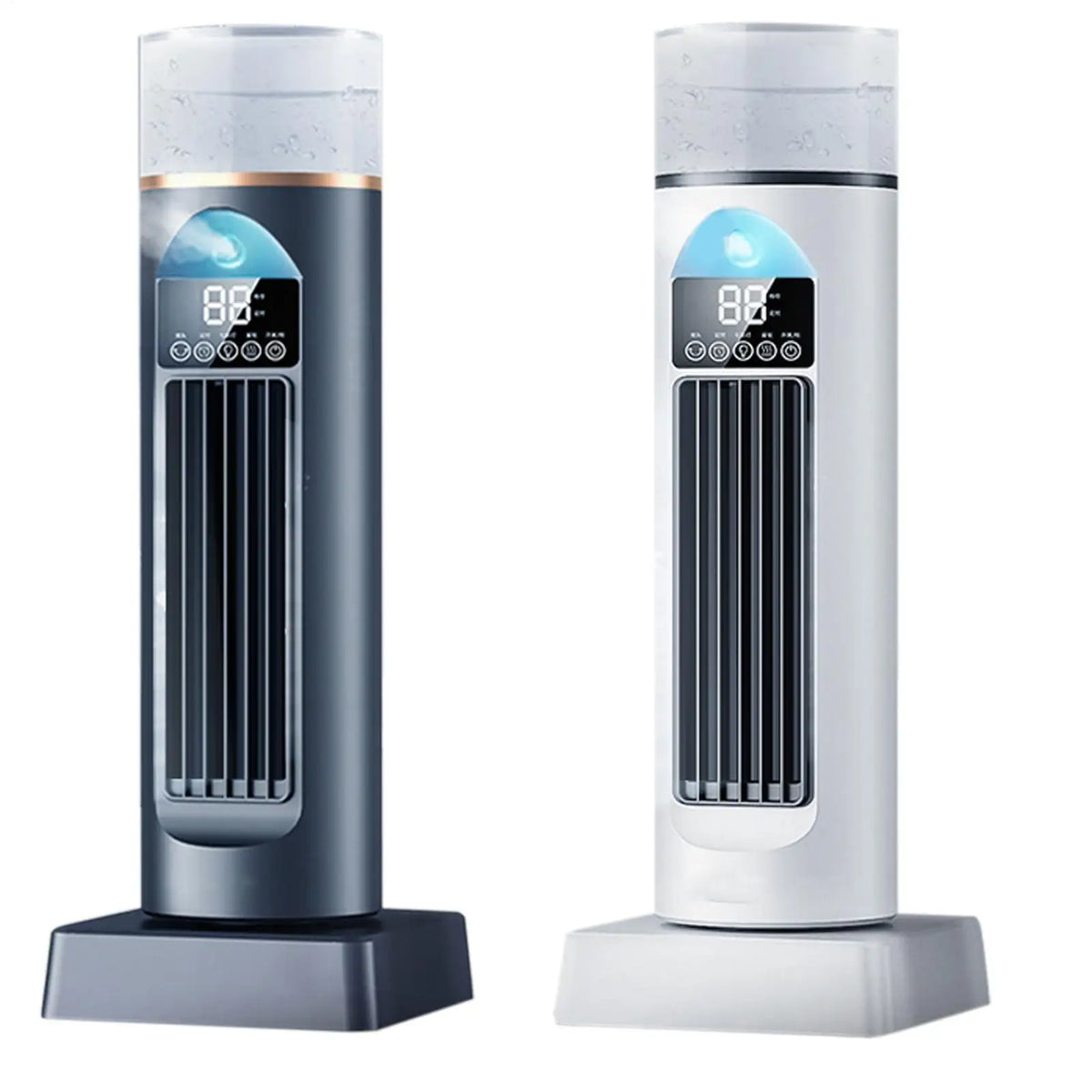 USB Leafless Spray Fan Blow Cold Air Space Cooler Bladeles Cooling Fans Quiet Cool Bladeless Gadgets With Timer & Remote