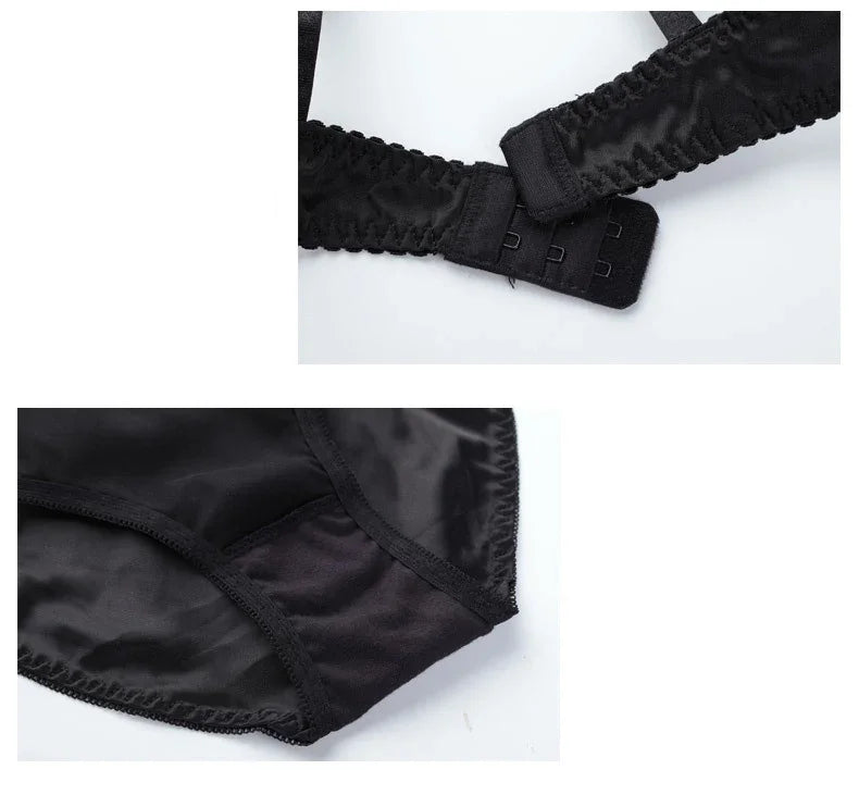 Women Lace Bra Set Casual Lingerie Set Daily Elegant Underwear Girls Bra and Panty Set chic