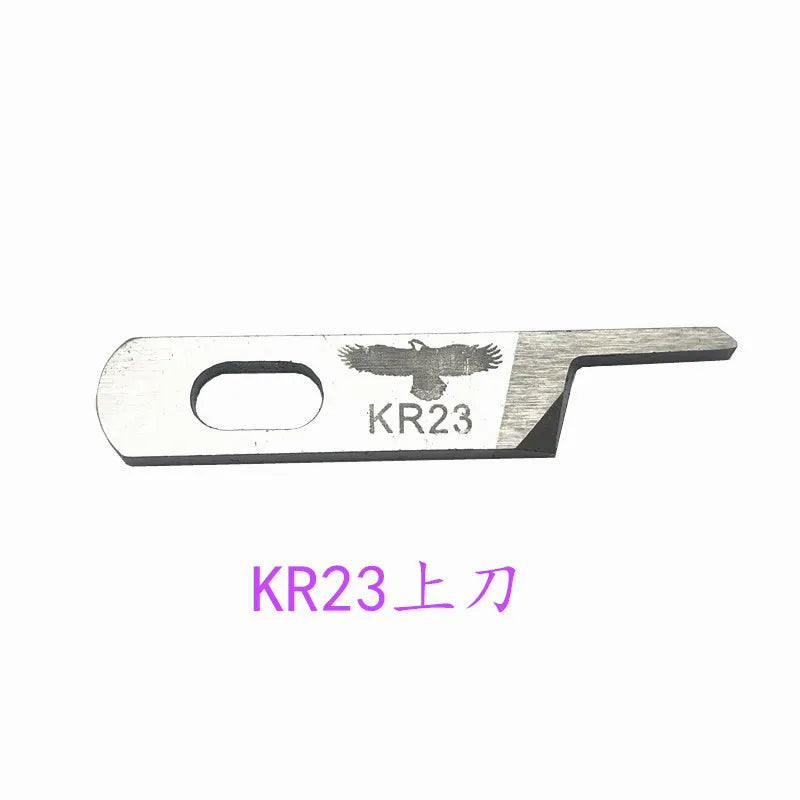 10pcs KR23 KR35 Upper Knife Lower Knife Eagle Tungsten Steel Knives for Siruba 737 747 757 Three Thread Four Thread Five Thread