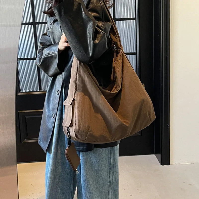 Women's Handbag Large Women Shoulder Shopper Bag Canvas Luxury Designer Cloth Tote Bags for Woman Big Female Daily Commuter City
