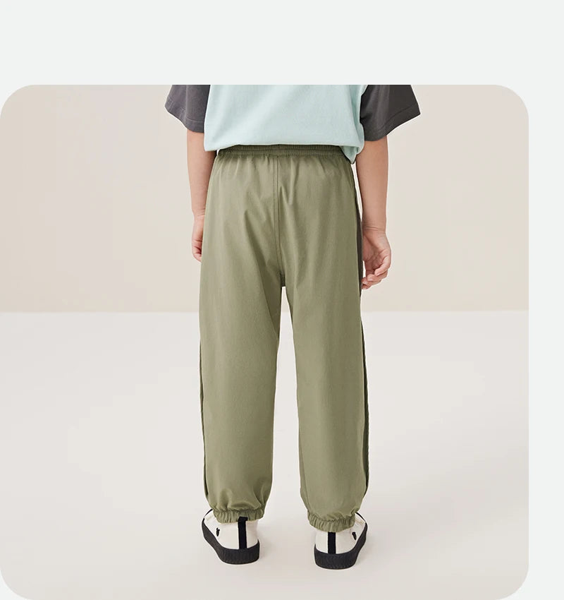 Mini Bala Long Pants Kids Casual Pants 2024 Summer Quick-Dry Cool-Feeling Long Pants