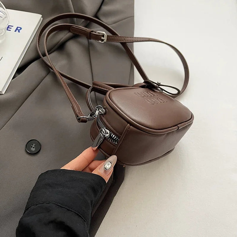 Luxury Brand Women Bag 2024 Winter Mini Crossbody Bag Purse Fashion Simple Handbag Satchel High Quality Lady Small Shoulder Bags
