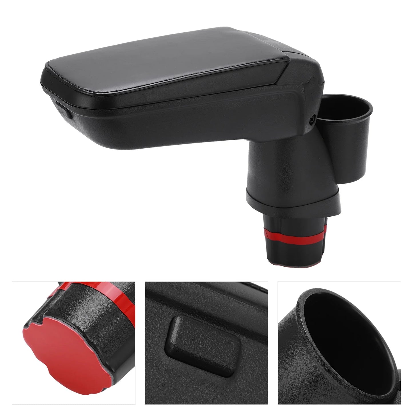 Central Armrest Box with Water Cup Holder Replacement for Mercedes Smart Fortwo Forfour 453 15-19
