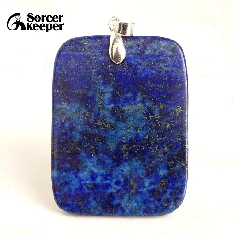 Men's Bijoux Blue Lapis Lazuli Beads Necklaces & Pendants Natural Stones Beads for Jewelry Making Accessories Women's Gift BF256