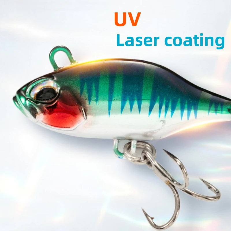 Realis Spin Vib Lure 12/16/19/23g Sinking Metal VIB Chatterbait Power Tail Vibration Sequins Duo Bait Trout Perch Fishing tackle