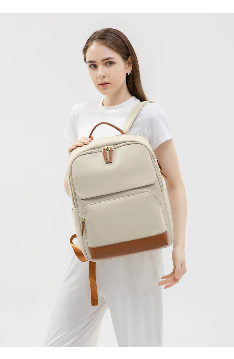 Travel Backpack for Women Luxury Back Pack Bag for 15.6 inch Laptop New Stylish Female Bags with Computer Cabin Large Schoolbags
