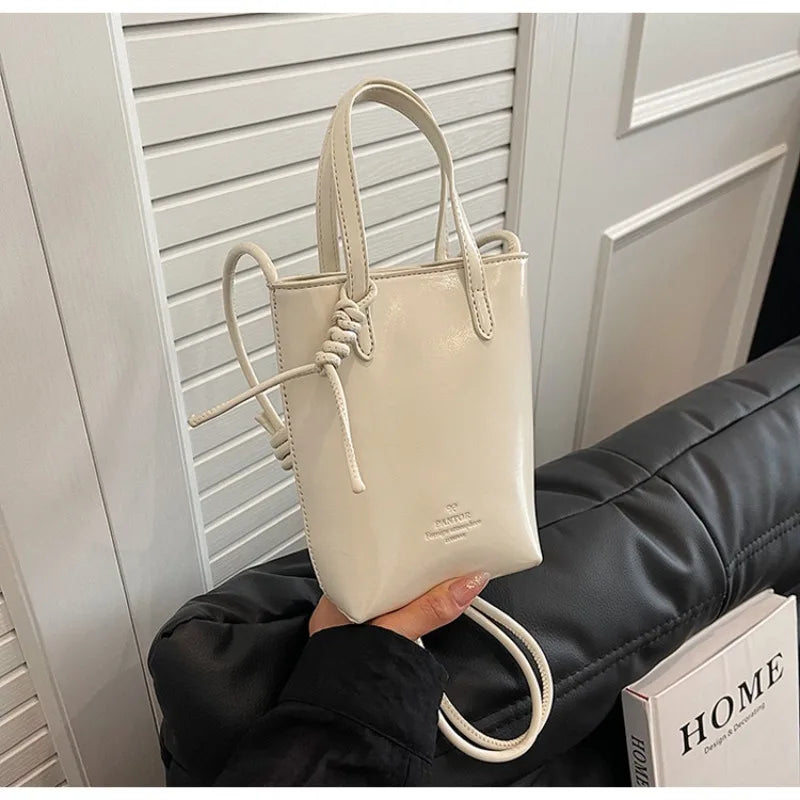Women Handbags Female Pu Leather Shoulder Bags Luxury Large Capacity Crossbody Bags Solid Flap for Women Portable Phone Purse