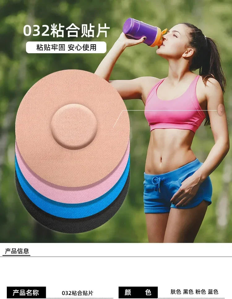 10Pcs/Lot Transparent Waterproof Adhesive Patches Freestyle Libre Sensor Covers Patch Clear CGM Overpatch Tape Long Lasting