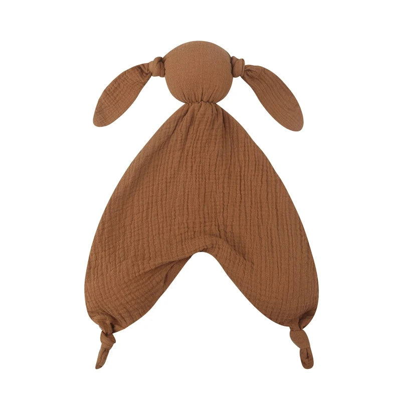Baby Security Blanket Soothing Appease Towel Soft Animal Rabbit Plush  Teething Bib Infants Comfort Sleeping Nursing Dropship