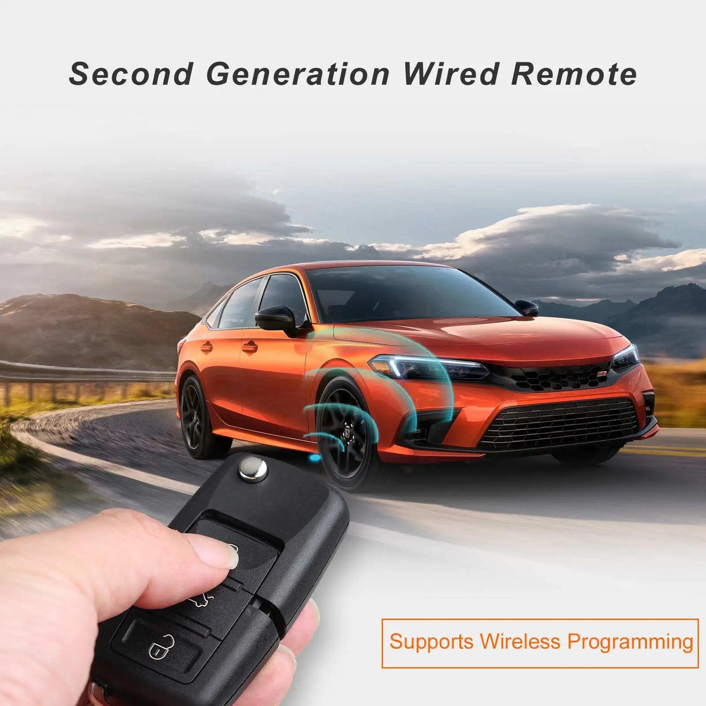 Xhorse XKB520EN 2nd Generation Wire Remote Key B5 Type Supports Wireless Programming 5pcs/lot