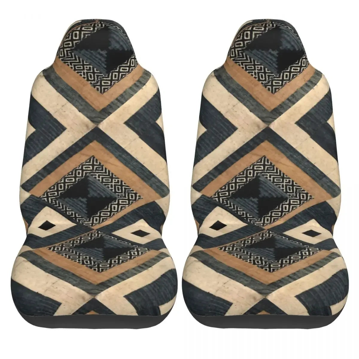 Antique African Textile Print Universal Car Seat Cover Protector Interior Accessories Women Seat Cushion/Cover Seat Protector