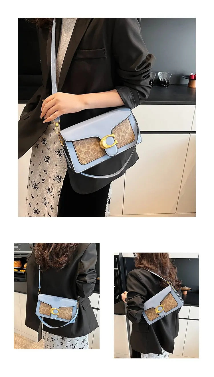 2026 Luxury Designer Diaper Bag: Large Capacity Vintage Leather Tote For Women, Elegant Classic Trendy Handbag With Paris Logo