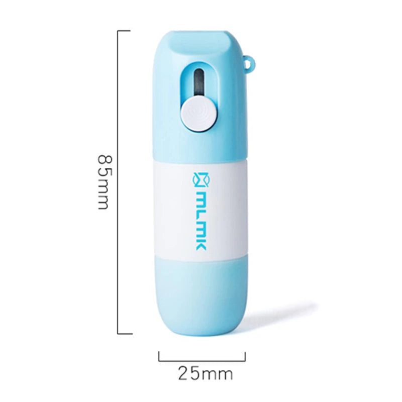 2 In 1 Thermal Paper Correction Solution & Parcel Box Opening Knife Home Office Identity Data Security Protection Liquid Eraser