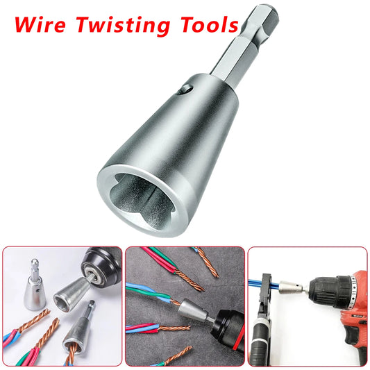 Wire Twisting Tools Quickly Twister Electrician Artifact for Power Drill Drivers Twisted Connector Cable Device Multi-tool