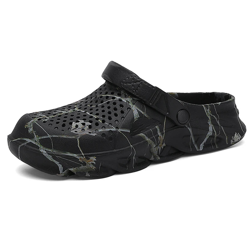 Men's Summer Sandals Clogs Men Women Breathable EVA Thick and Soft Sole Slippers Beach Water Shoes Couple's Clogs Big Size 47