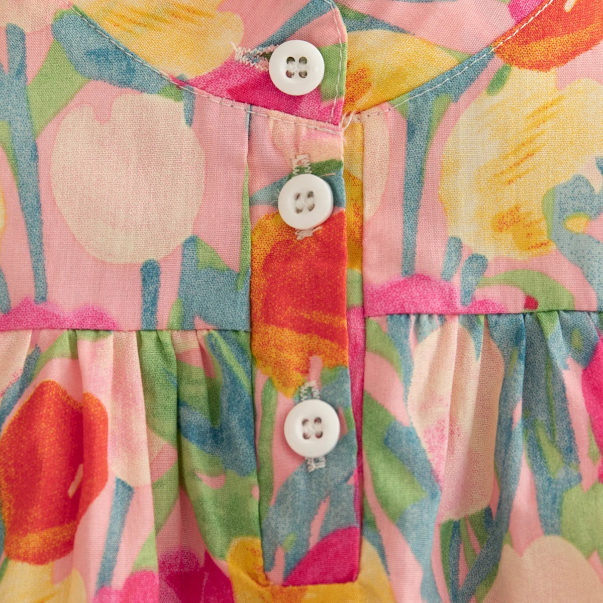 Summer Baby Girl Dress Sweet Flower Printed Sleeveless Girl Dress Korean Style Children Clothing