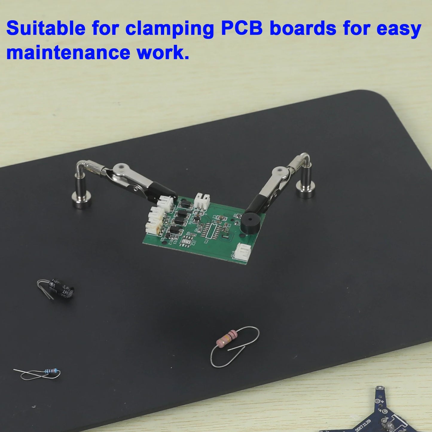 Toolour Soldering Helping Hands 4 Magnetic Universal Flexible Arm Welding Assistant PCB Clamp Third Hand Welding Repair Tools