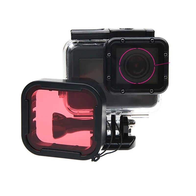 Hero 5/6/7 Diving Filter Waterproof Housing Underwater Filter Lens Filters For GoPro Hero 7 6 5 Action Camera Accessories