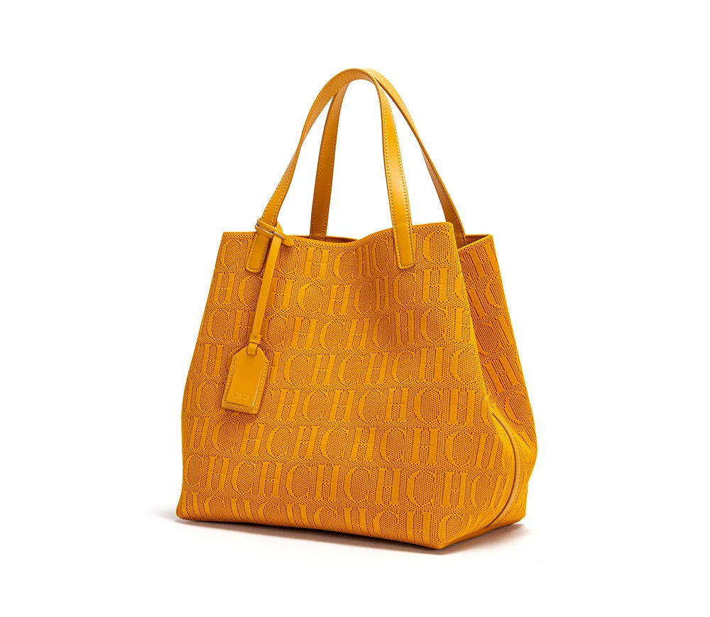 Women's Luxury Design Multi functional Handheld Shopping Handbag Fashionable New 2024 Solid Color Handbag