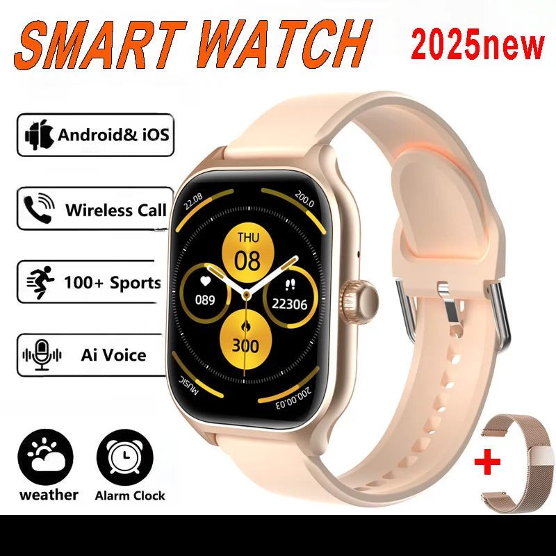 Smart Watch Bluetooth Calling Message Notification Multi-Sport Mode Heart Rate Blood Pressure Blood Oxygen Monitoring SmartWatch