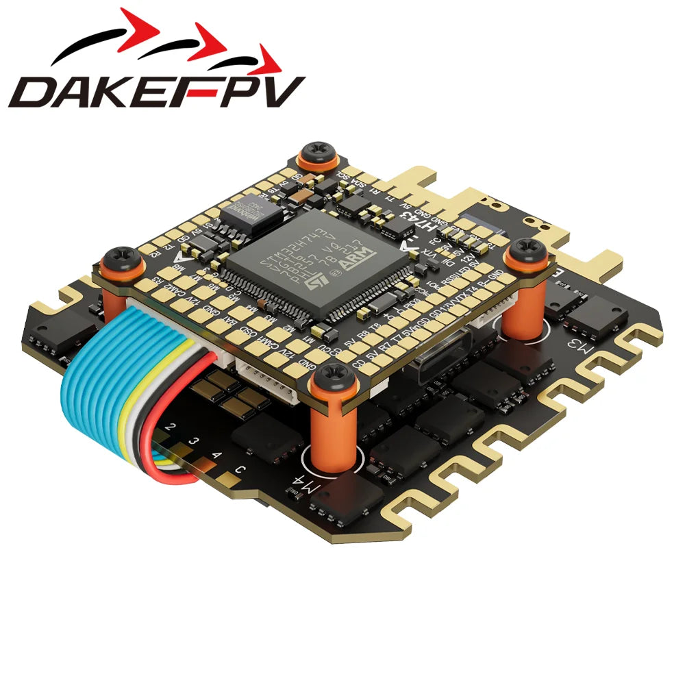 DAKEFPV H743 12S 120A stack ICM42688P H743 flight control FC Flight controller FPV stack for MARK4 13inch FPV Drone frame