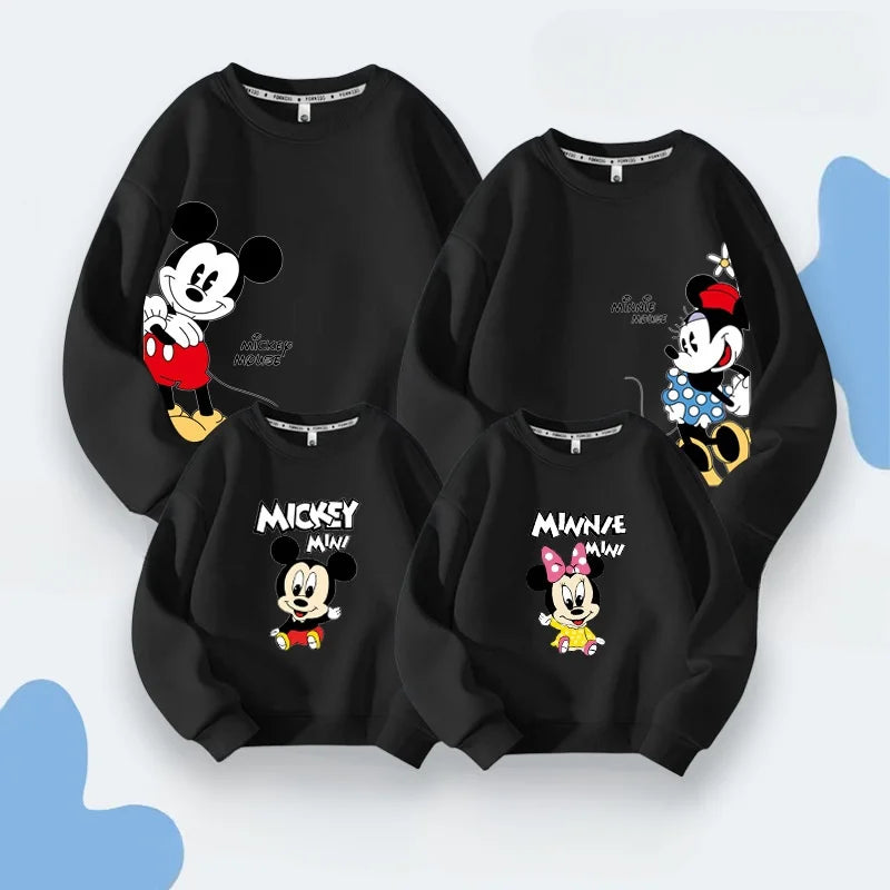 Mother Kids Clothes Matching Family Outfits Parent Child for Autumn and Winte Clothing Sweat-shir