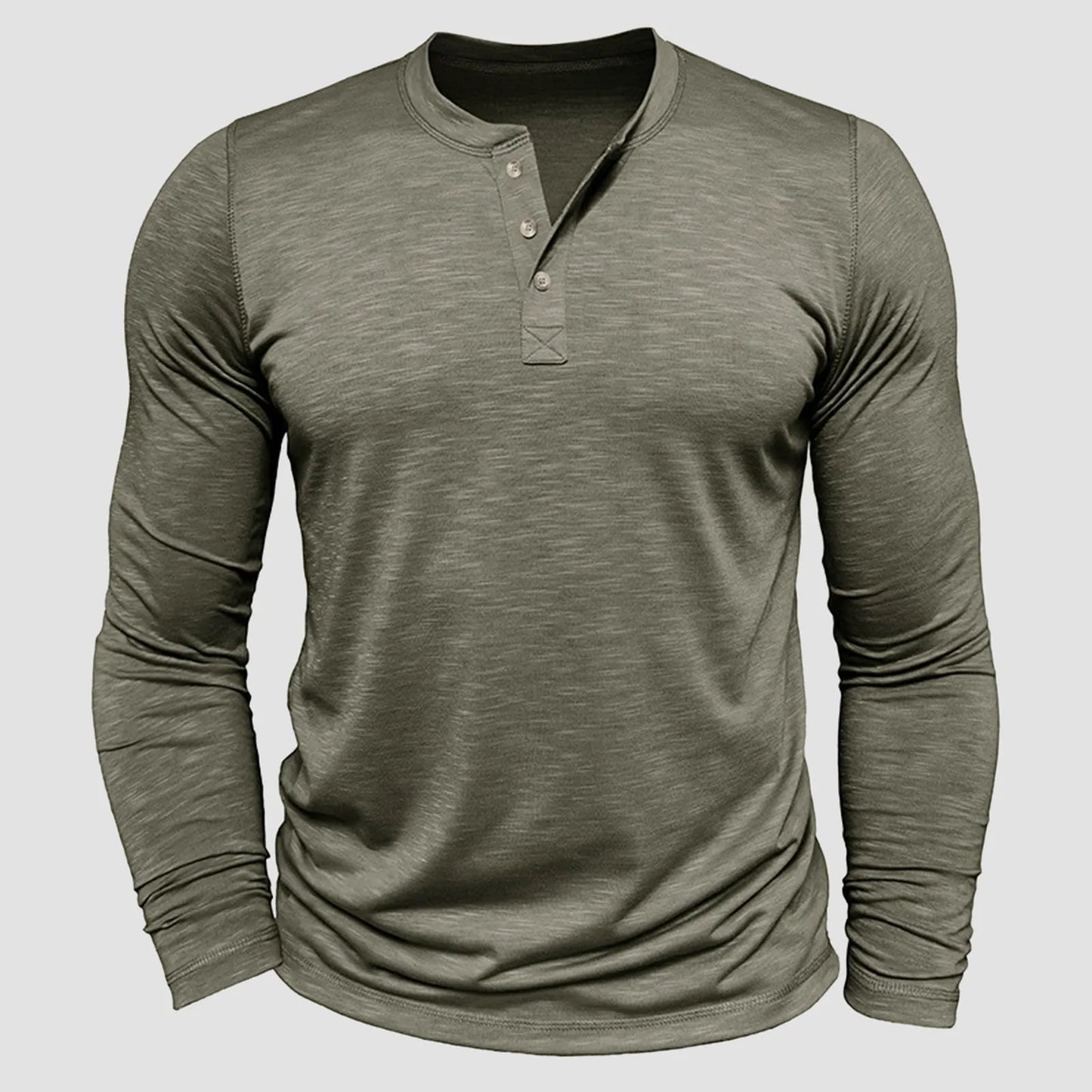 Mens Slub Cotton Open Leg Shirt Breathable Long Sleeve Mens Tshirt Top  Half Button Lightweight Large Shirts For Men
