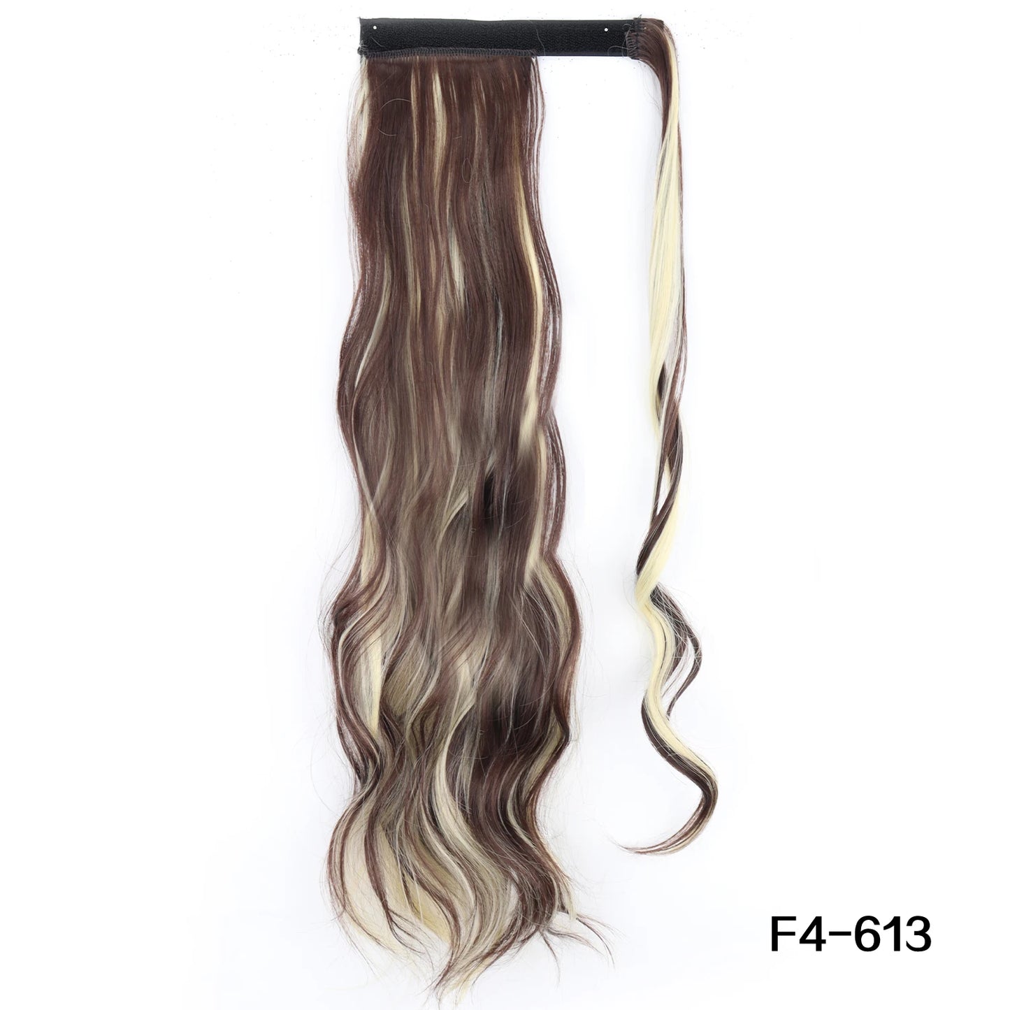 MERISIHAIR Synthetic 22 34 inches Long Straight Ponytail Extensions Heat Resisting Ponytail Brown Blonde Hair Women
