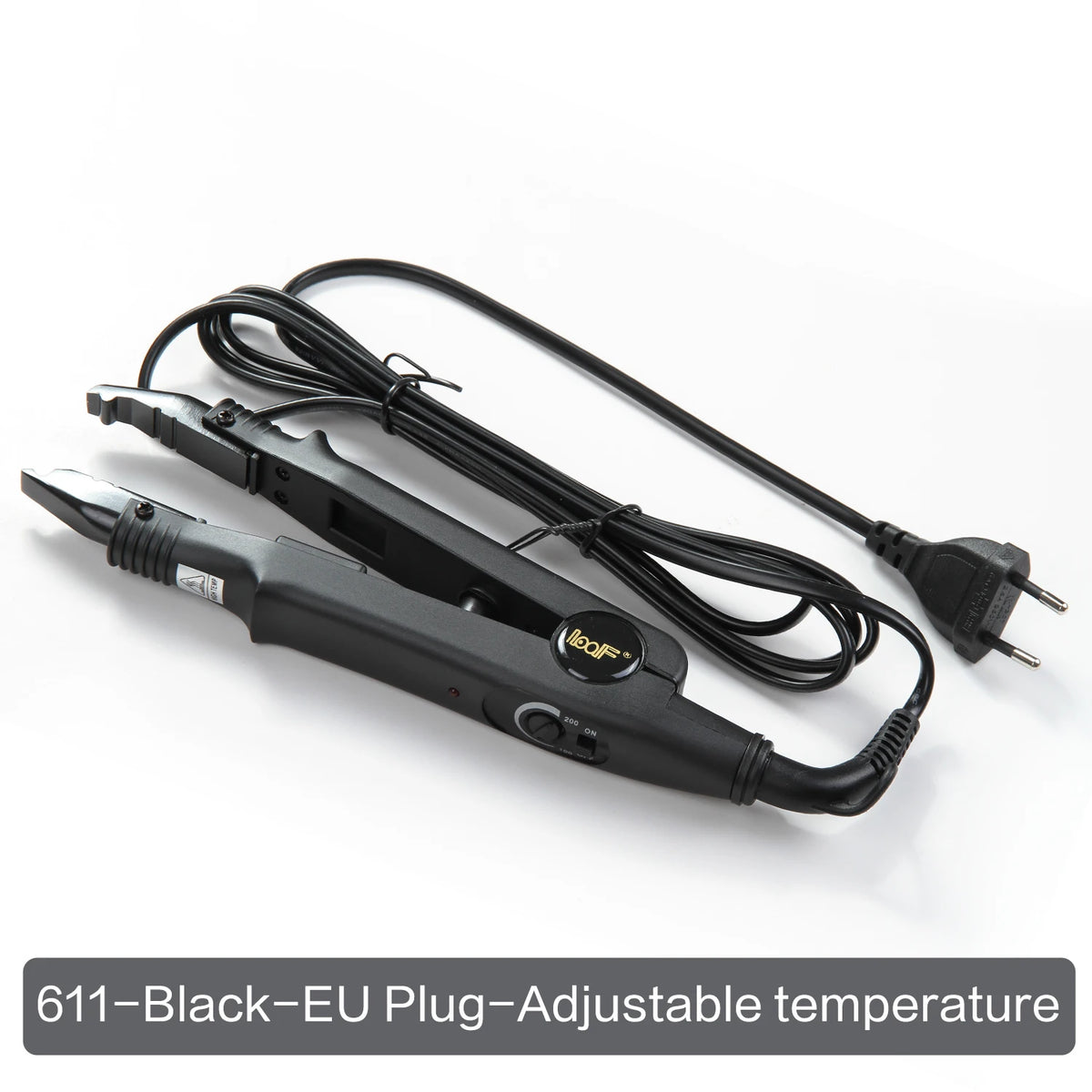 Loof Hair Extension Iron Professional Hair Styler Salon Model-Flash Keratin Bonding Tool Control/Constant Temperature EU/US Plug