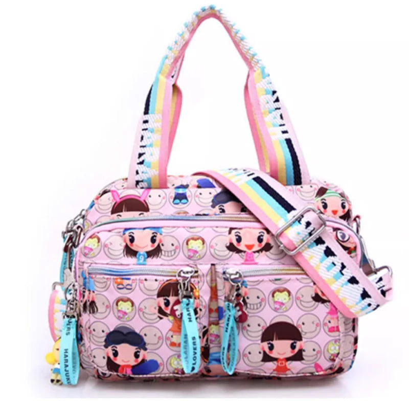Women Crossbody Bag Canvas Casual Oxford Cloth Messenger Large Capacity Handbag Wallet Multifunctional Waterproof Shoulder Bags