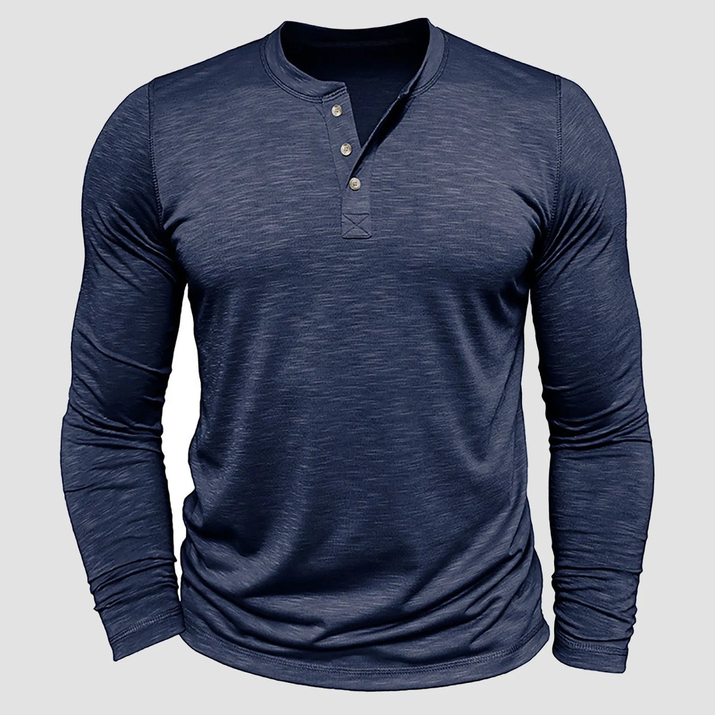 Mens Slub Cotton Open Leg Shirt Breathable Long Sleeve Mens Tshirt Top  Half Button Lightweight Large Shirts For Men