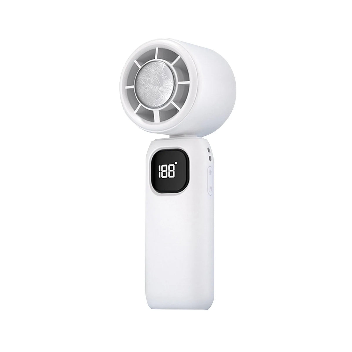 Cooling Handheld Mini Fan Digital Fan Usb Rechargeable Display Turbo Fan 100 Speed Adjustable Quiet Portable Personal Fan Indoor
