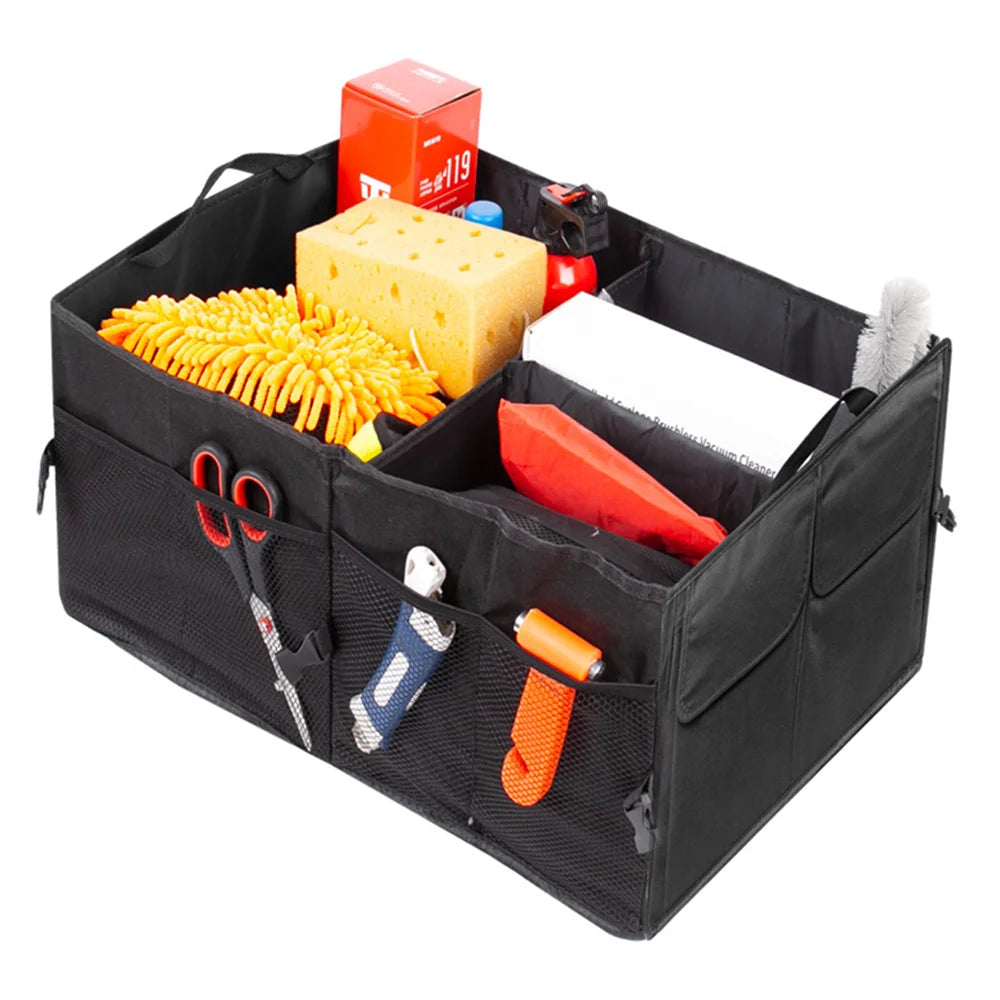 Car Organizer Durable Oxford Storage Box Auto Trunk Folding Tools Collapsible Storage Bag