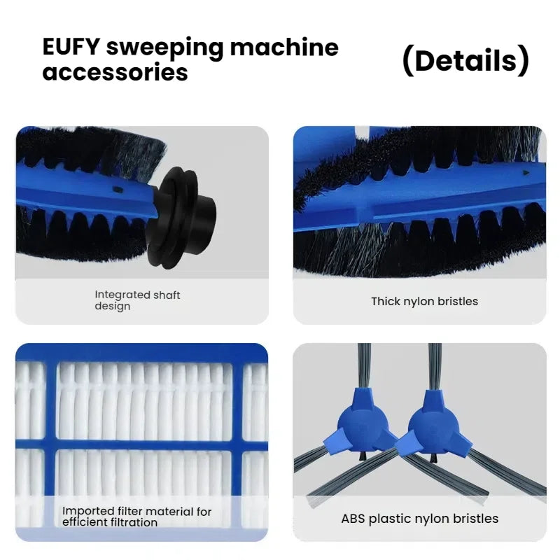 For Eufy RoboVac 11S Max, 15C Max, 25C Max, 30C Max, G10, G20, G30 Edge Hybrid, G32 Pro Vacuum Cleaner Part  Filter Accessories