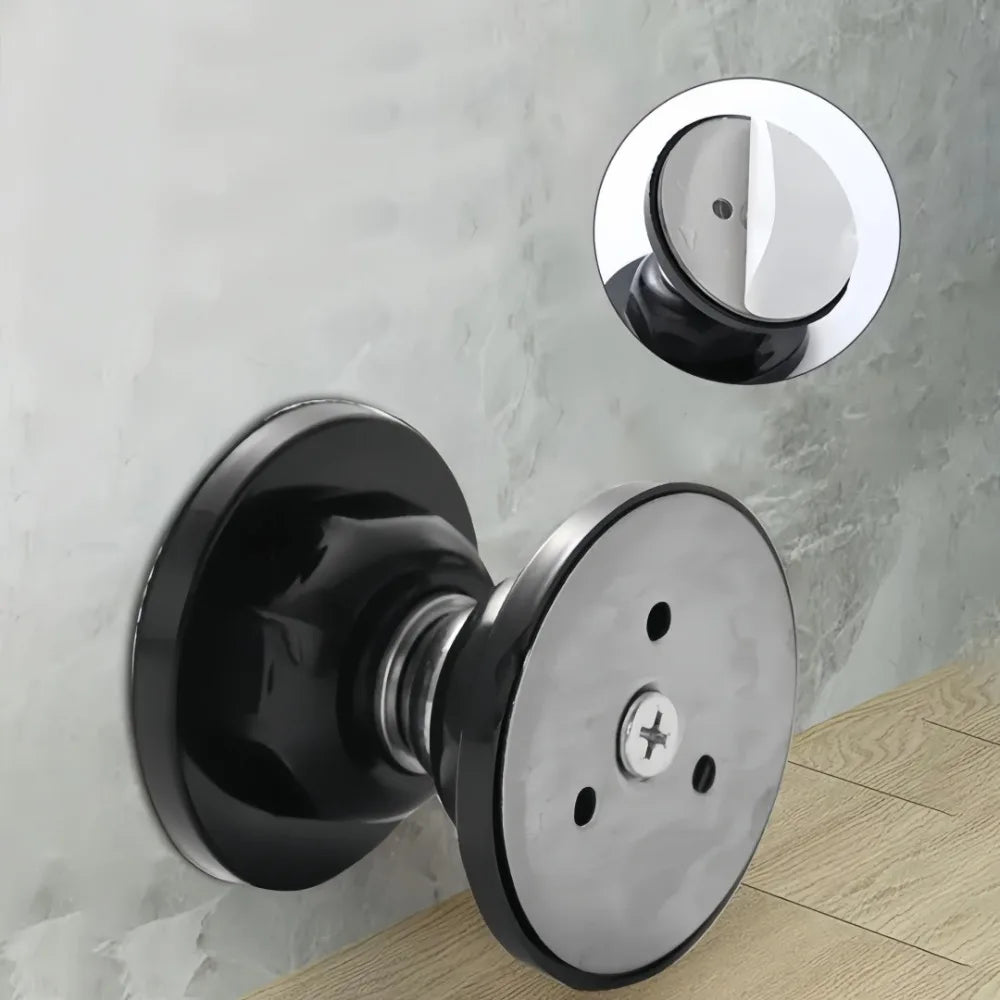 Silicone Non Perforated Door Suction Strong Magnetic Door Stopper Silent Anti-collision Door Stopper  for Home Holder Hardware