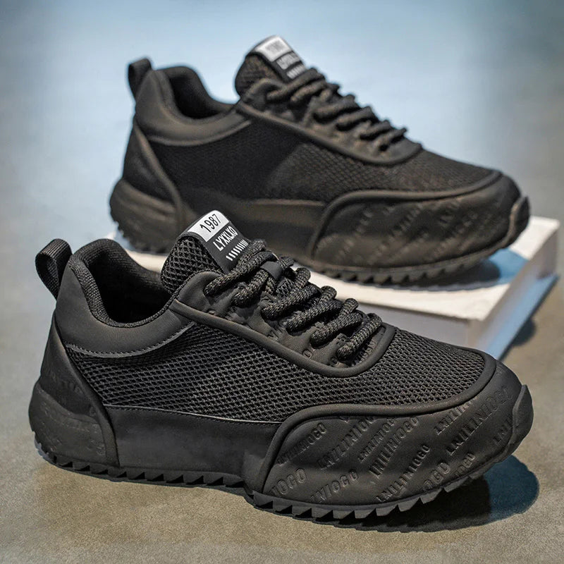 Chunky Sneakers Men Designer Cover Bottom Board Shoes Fashion Casual Leather Fabric Breathable Increased Internal Platform Shoes