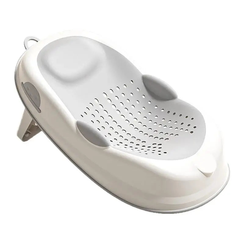 New 1Pcs Newborn Baby Bath Tub Foldable Rack, Shower Net Seat- Anti Slip Bathtubs Accessory for Infant Care