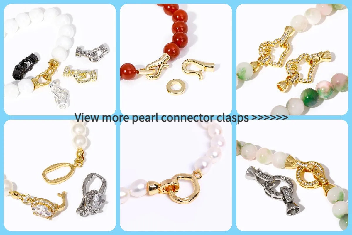 18K Gold Plated Brass Stripe Crimp End Beads Stopper Open Crimp Beads Covers DIY Handmade Crafts Accessories For Jewelry