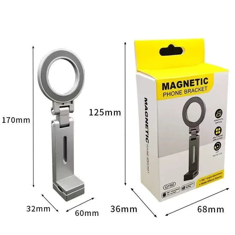 Universal Magnetic Phone Holder Travel Essentials Flexible Rotation Hands-Free Airplane Phone Mount for IPhone15 Pro Max Series
