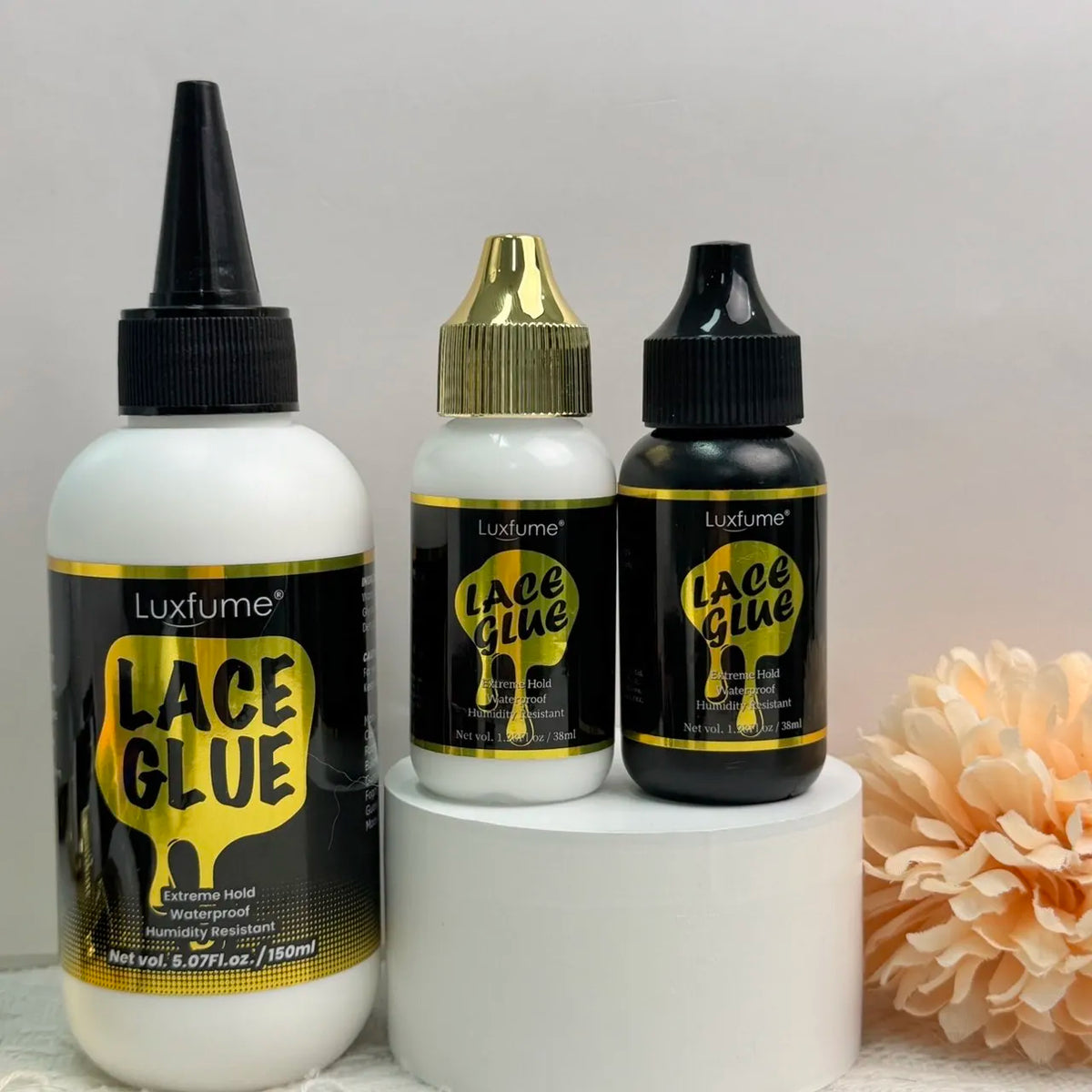 150ml/38 Ultra Hold Front Lace Wig Glue Waterproof Strong Bond Hair Adhesive for Lace Wig Hair System
