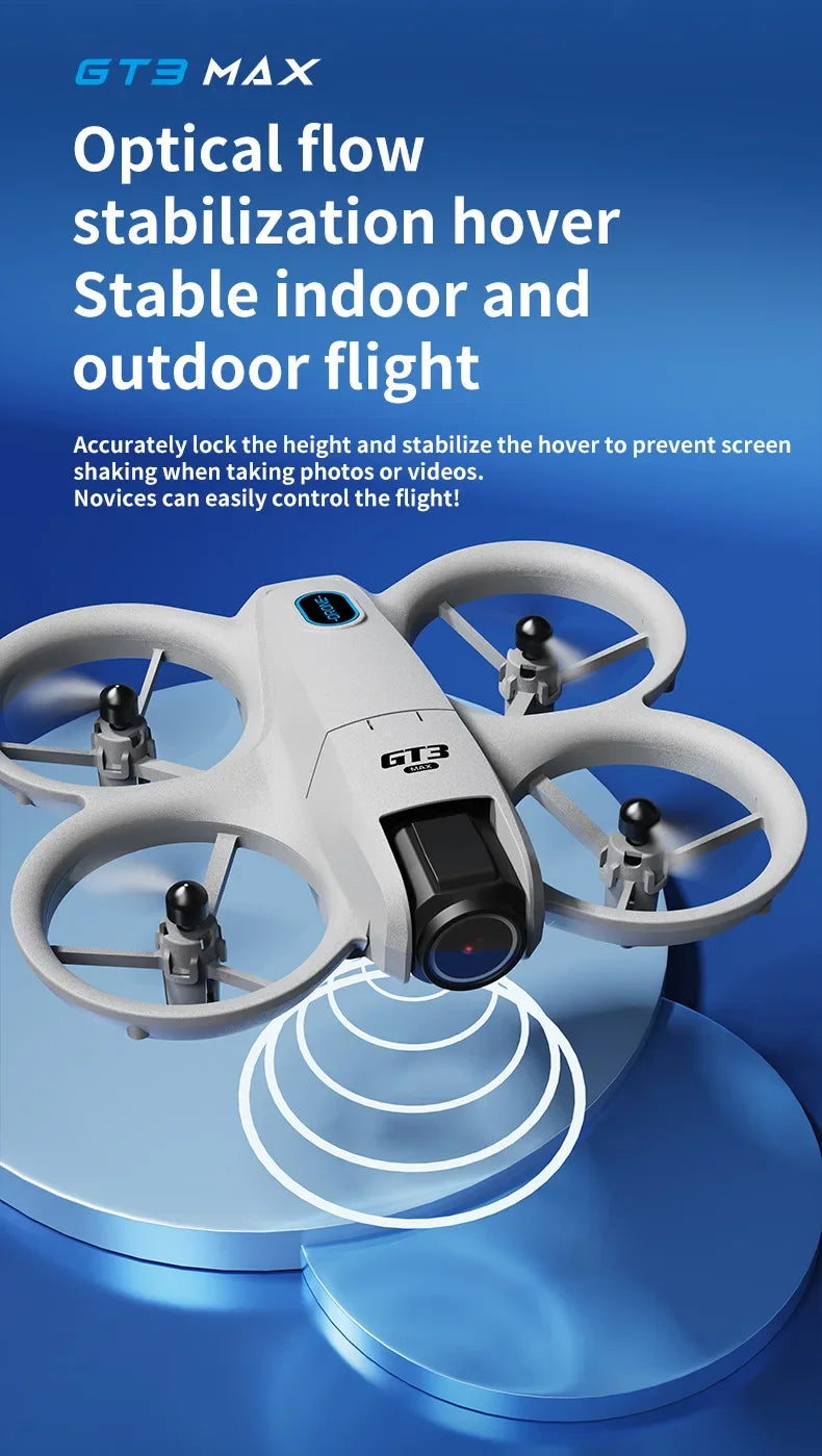 2025New GT3 MAX Drone 8K HD 4.3" Remote Control Headless Mode Helicopter 360° Flip Quadcopter Toys Mini Drone Fors Kid Toy Gifts