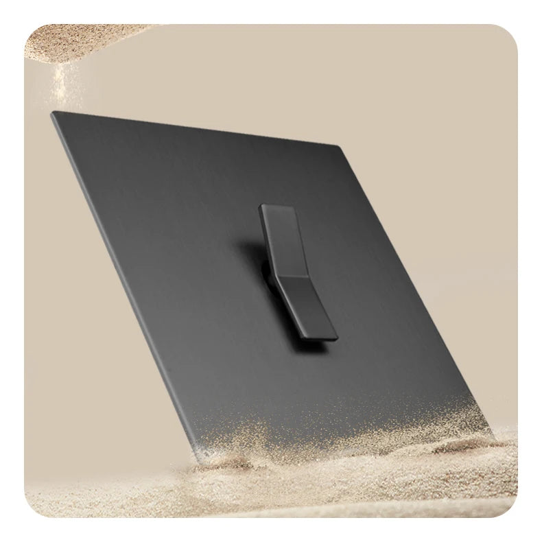 Avoir Wall Push Button Switch Y Type On Off Rocker Switches 2Way Power Scoket Gray Europe UK Electric Outlets Home Improvements