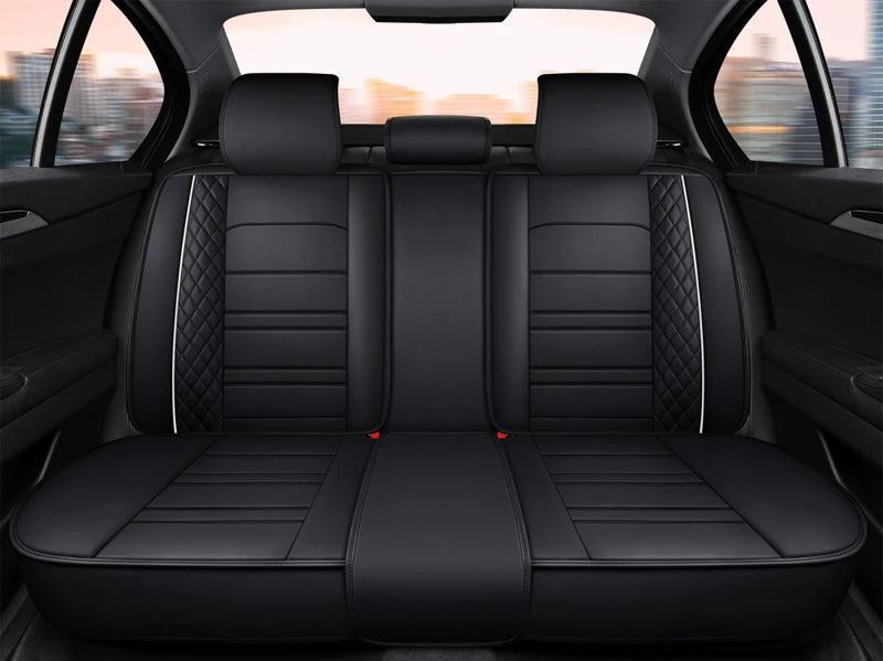 Car Seat Cover For Peugeot 207 206 2008 308 407 307 Sw Cc 205 107 208 Universal Waterproof Leather Auto Accessories