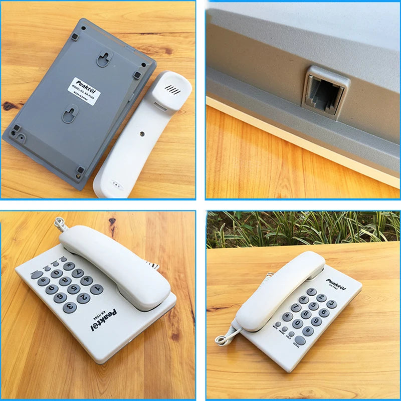 Corded Phone Landline Telephone with Mute, Pause, Hold, Redial, Desktop Phone Landline Радиотелефон for Home, Hotel, Office