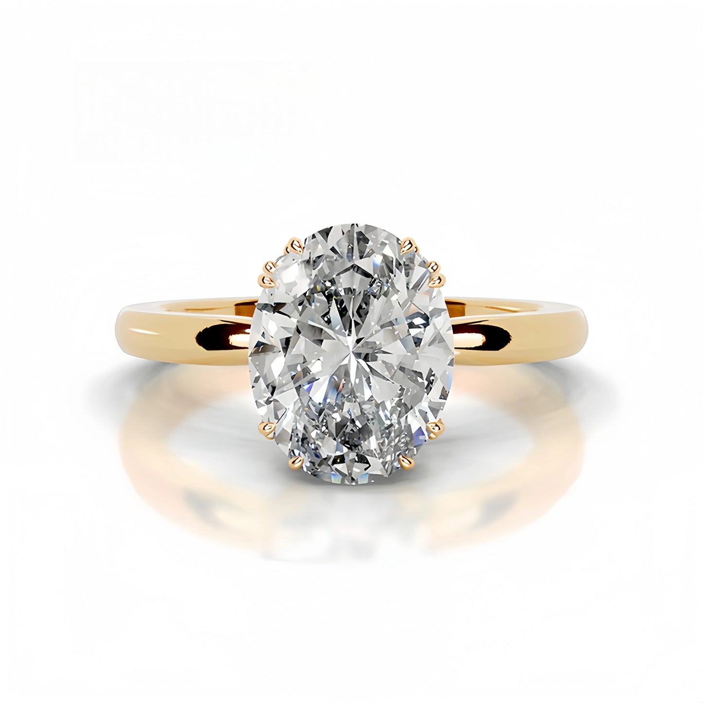 MUSHAN Bespoke Luxury Jewelry 925 Sterling Silver Rings 3ct 4ct 5ct Wedding Real D Color VVS Moissanite Ring Band MST Patent